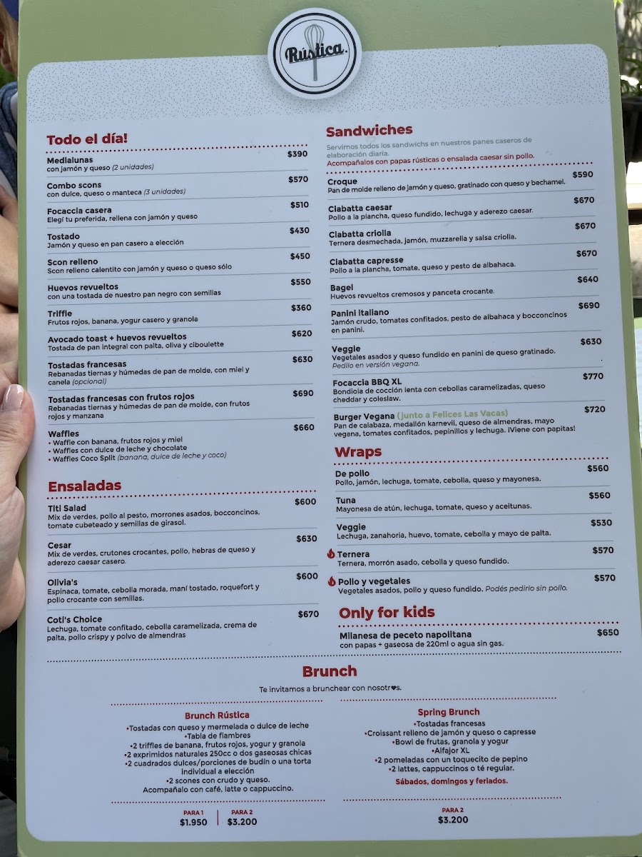 RUSTICA La Pastelería Menu - Image 2